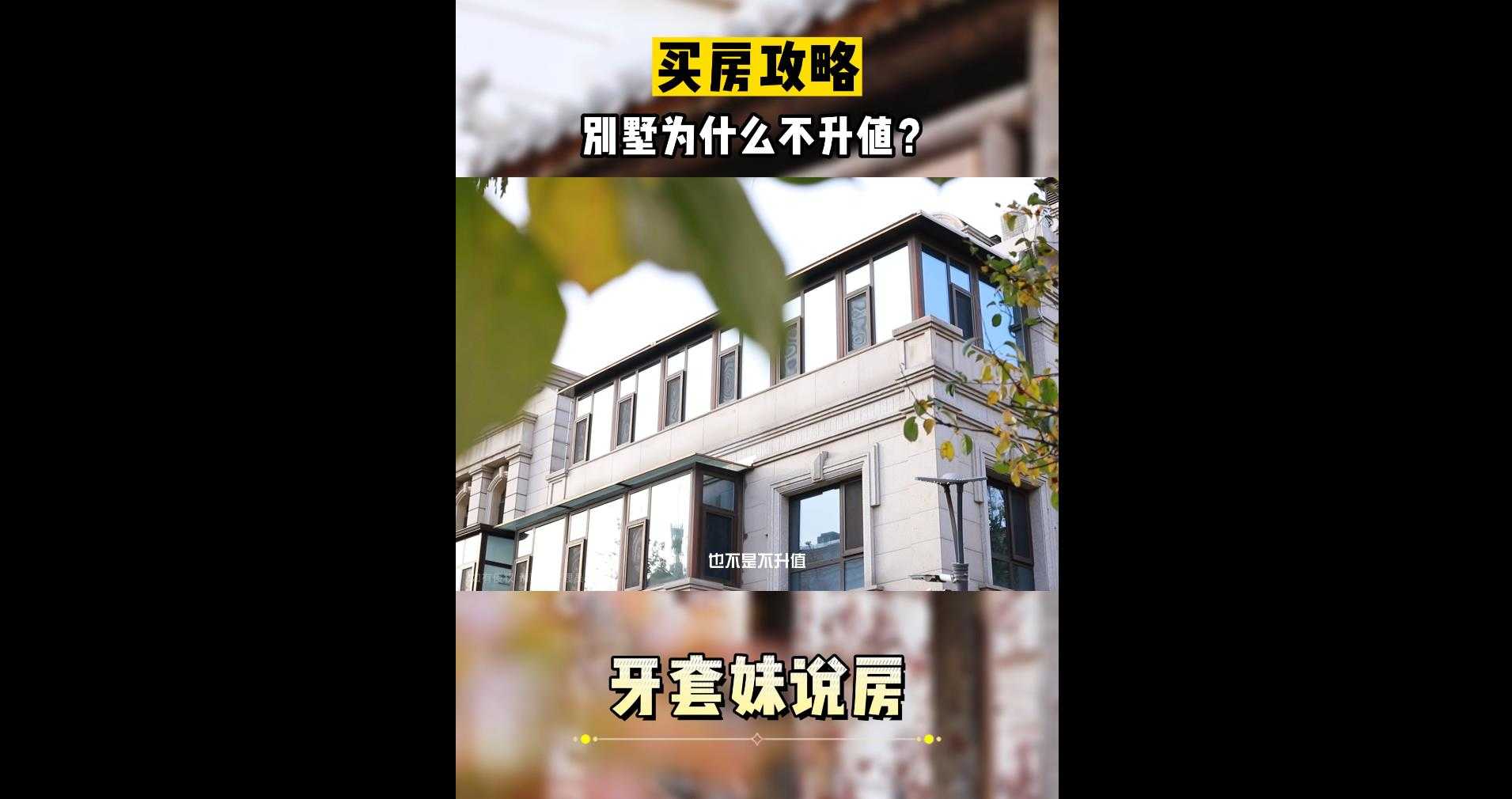 【牙套妹說房】 別墅為什么不升值？ 